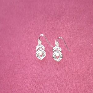 Elegant Silver Dangle Earrings